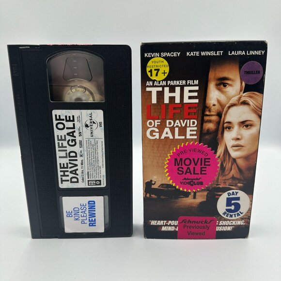 The Life Of David Gale VHS Movie 2003 Thriller Starring Kevin Spacey - Picture 3 of 3
